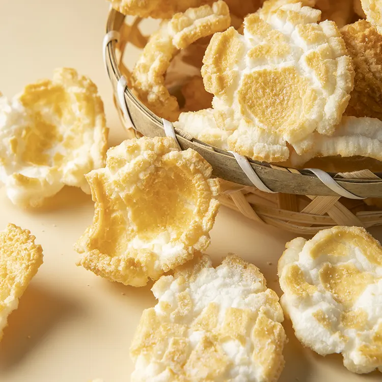 2,5 kg Plasterki krakersów ryżowych o smaku solonego żółtka jaja
